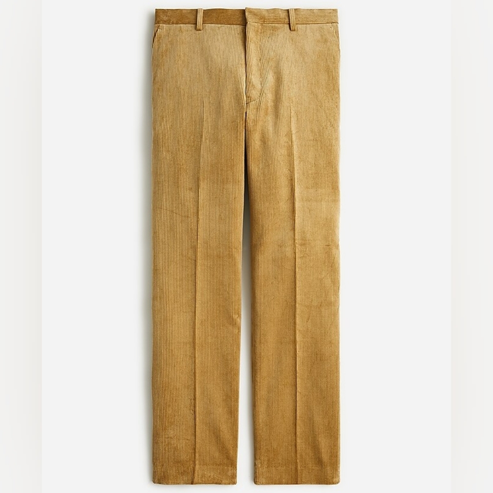 NWT JCrew Kenmare Relaxed-fit suit pant in English cotton corduroy - 32x30